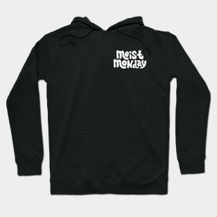 Moist Monday Logo Black & White Hoodie